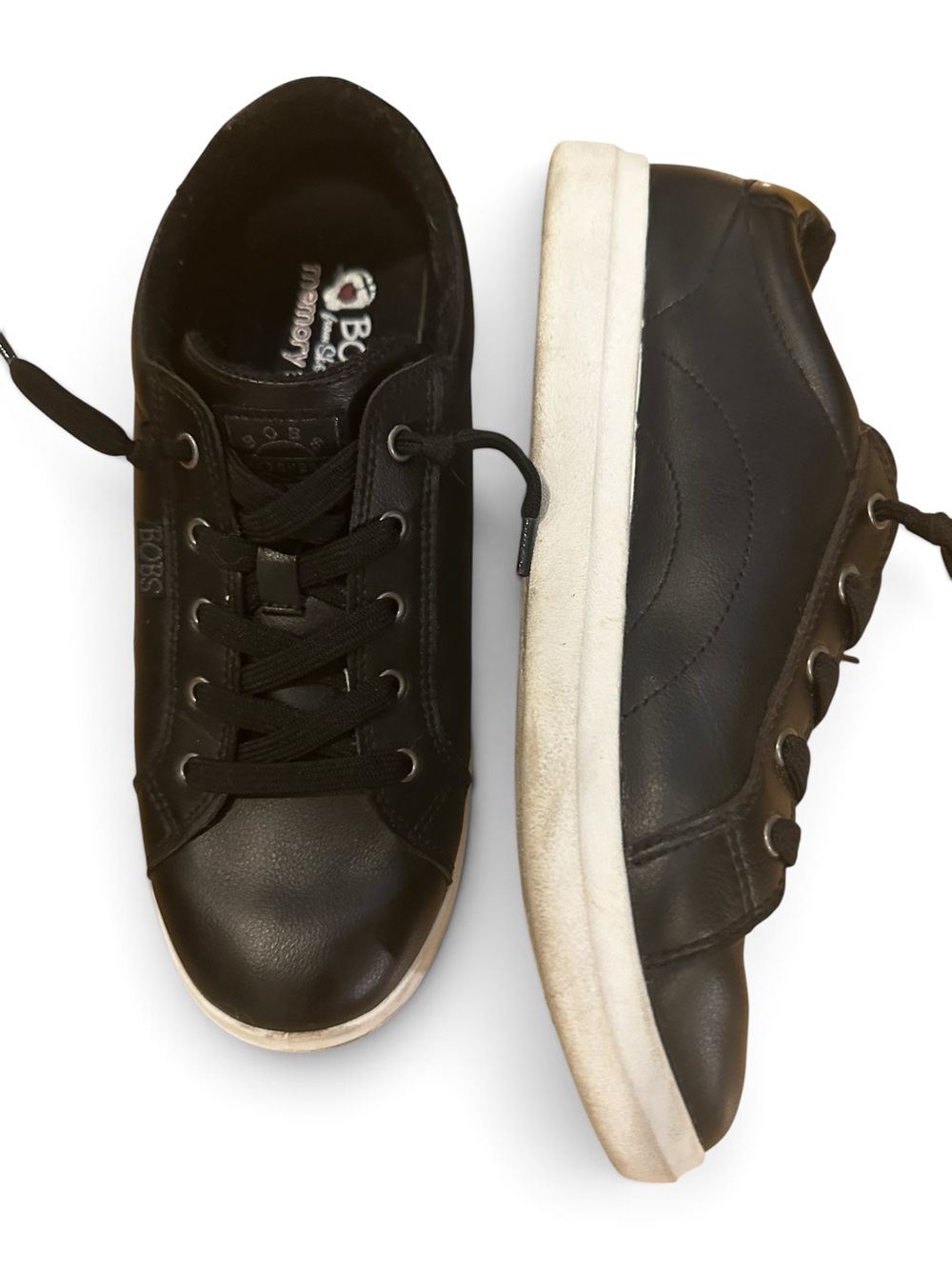 BOBS from Skechers Black Memory Foam Sneakers Size 9